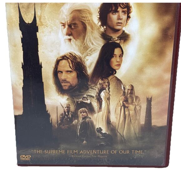 The Lord of the Rings: The Two Towers Movie 2 Discs DVD 2002 Widescreen Fantasy - Picture 2 of 10